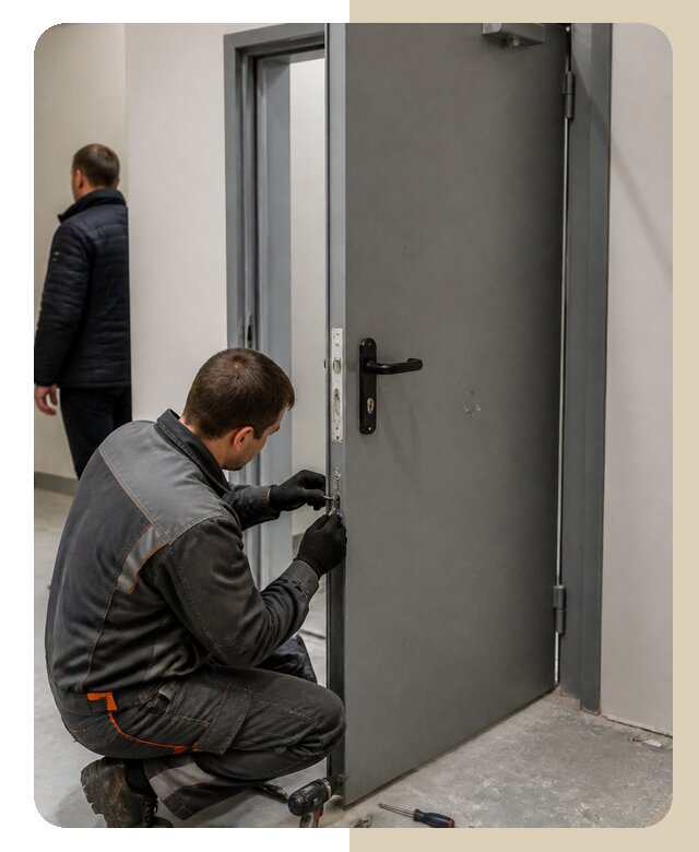 Ремонт противопожарной двери в Стрежевом по цене 6627 р. | ДвериЛегко-Стж