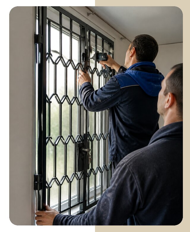 Установка распашных решеток в Стрежевом цена от 6627 р. | ДвериЛегко-Стж